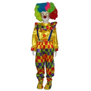 Payaso de razo con cuadros