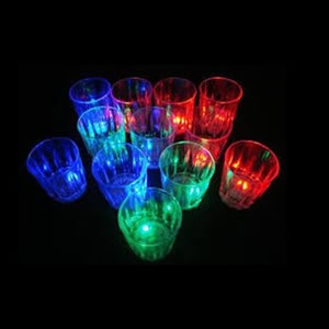 Vaso whisky luz led