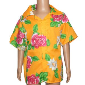 CAMISA FLOREADA DE POPELINA