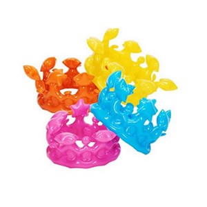 Corona inflable de colores